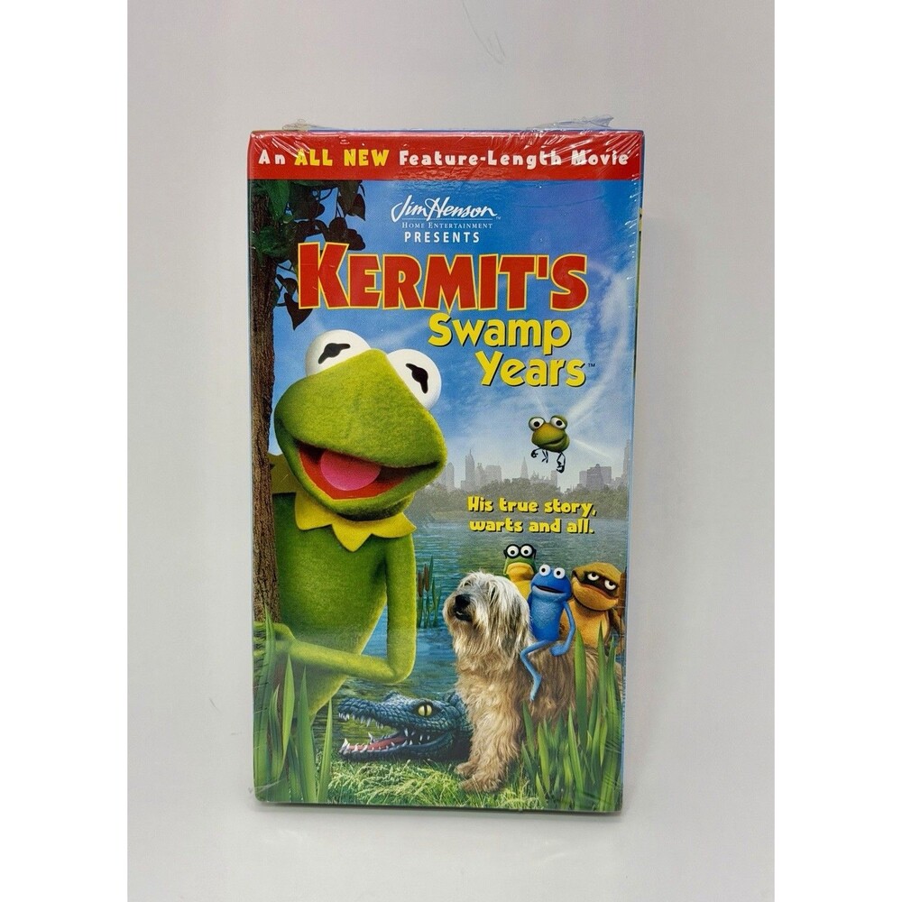 Sealed Kermit's Swamp Years VHS 2002 Jim Henson Muppets Full Length Movie New